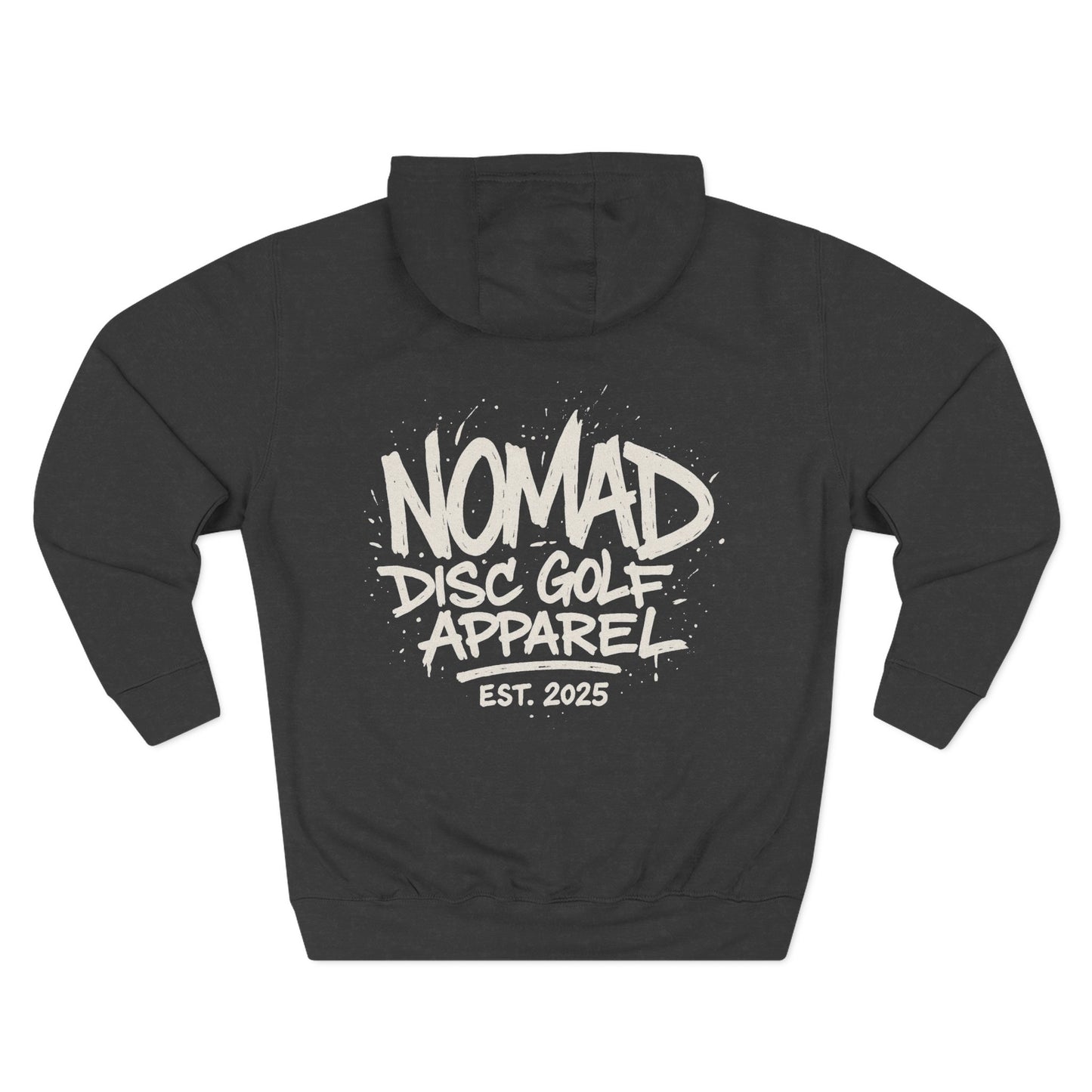 Three-Panel Fleece Hoodie