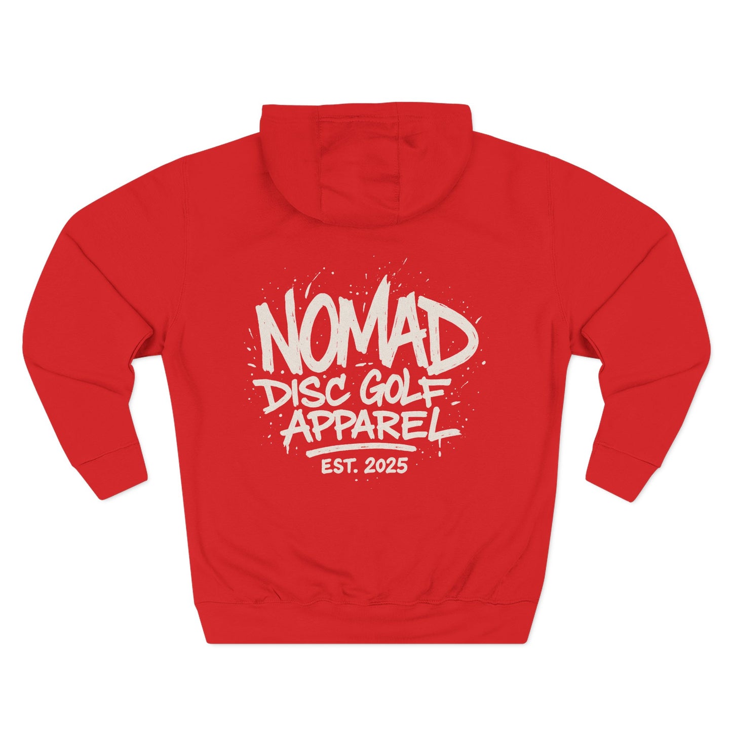 Three-Panel Fleece Hoodie