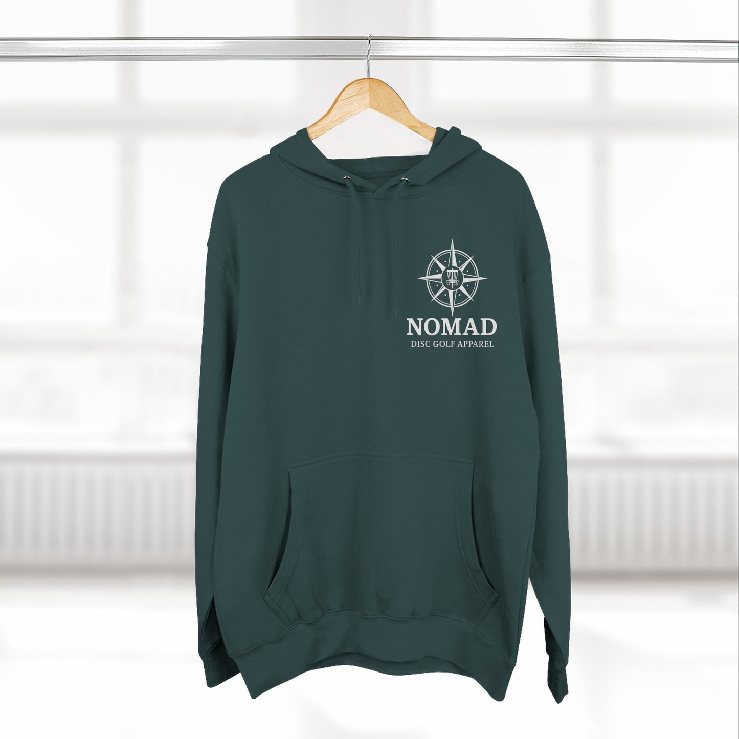 Three-Panel Fleece Hoodie