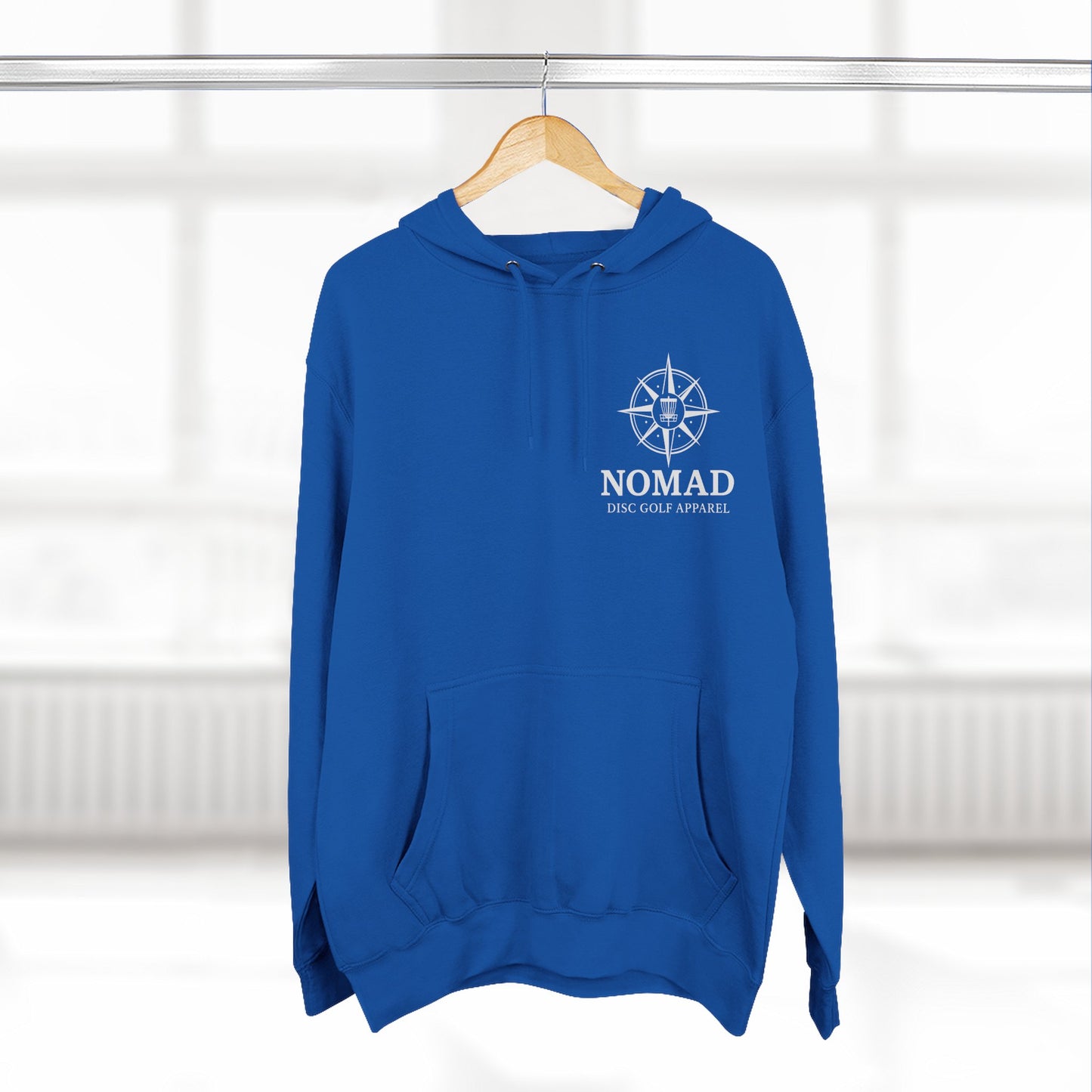 Three-Panel Fleece Hoodie
