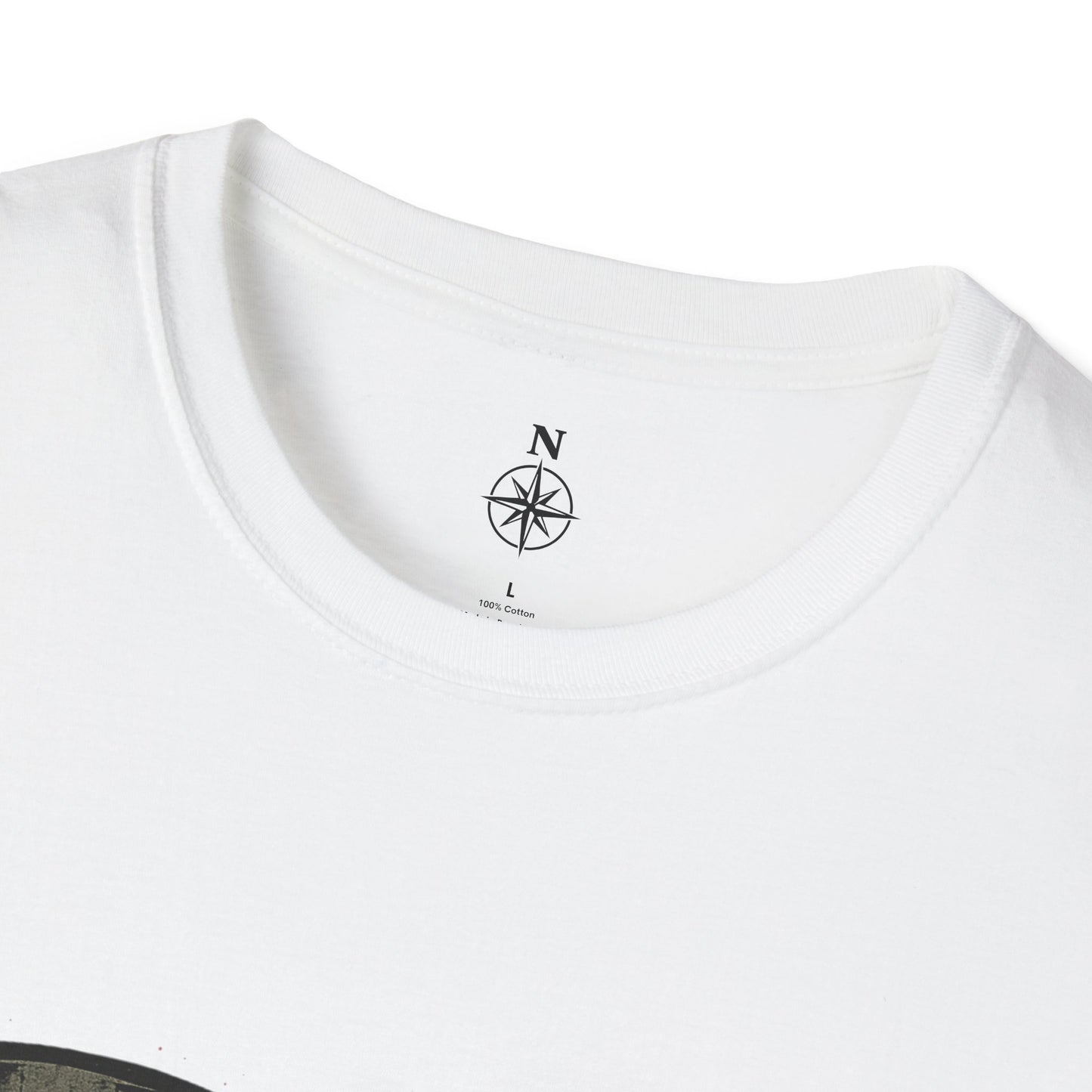 Nomad Disc Golf T-Shirt — Graphic Disc Golfer Tee with Basket & Compass Logo