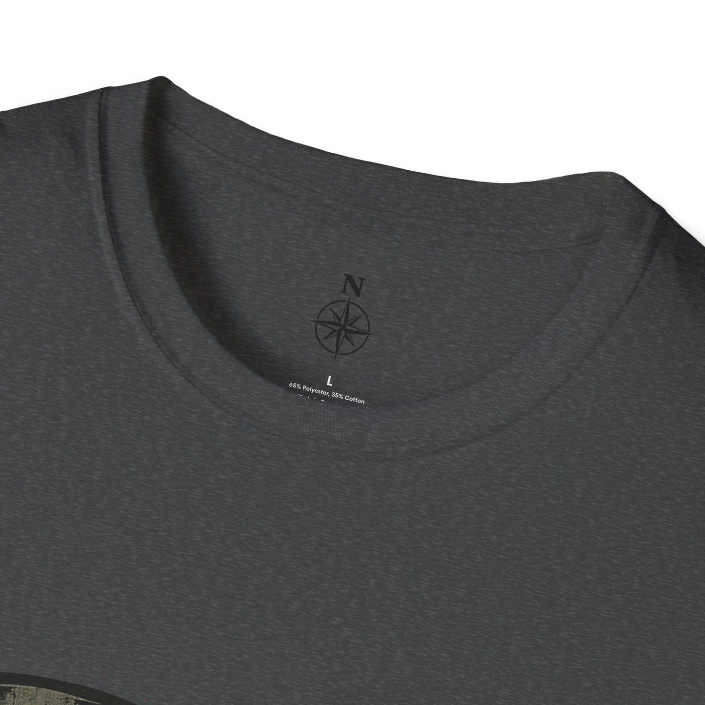 Nomad Disc Golf T-Shirt — Graphic Disc Golfer Tee with Basket & Compass Logo