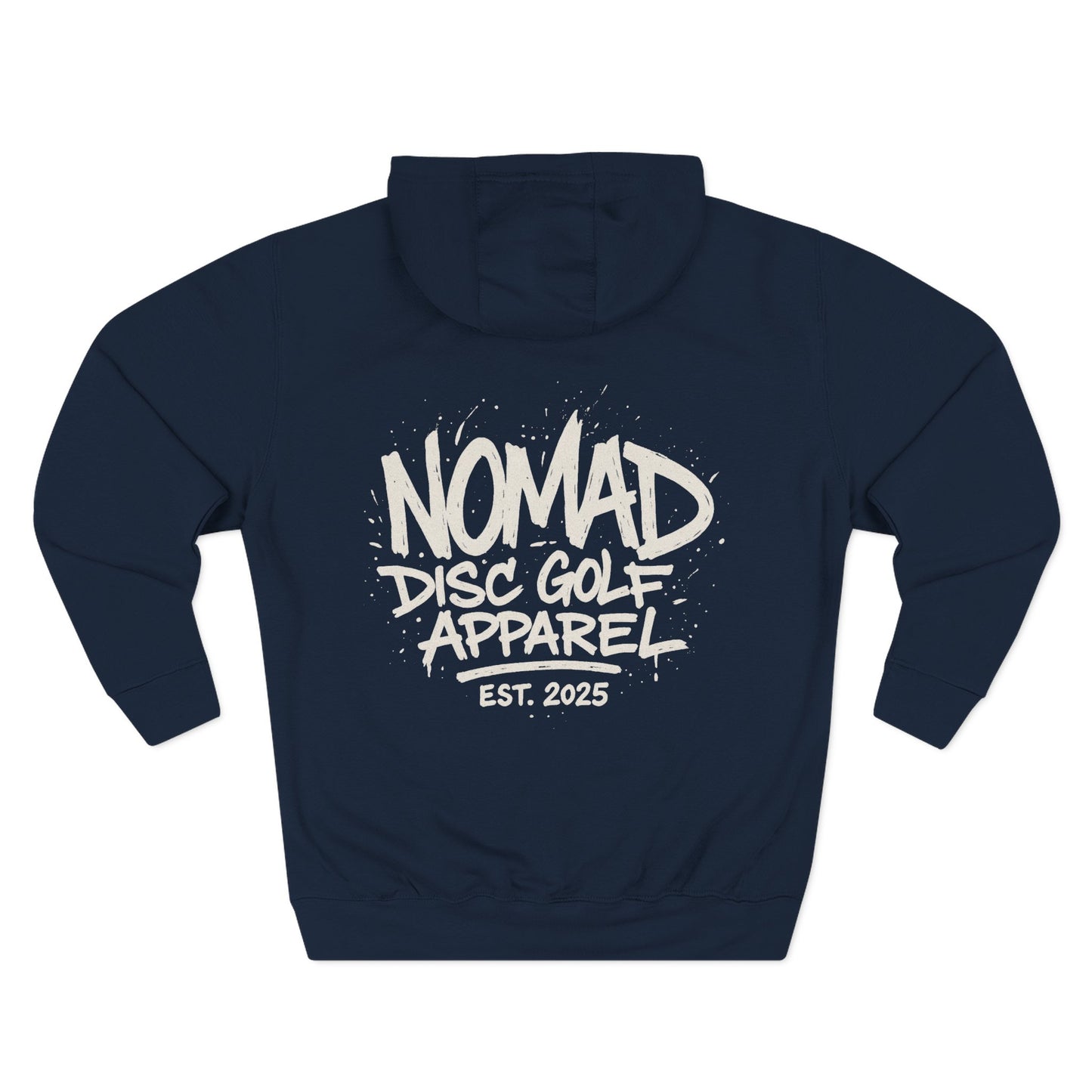 Three-Panel Fleece Hoodie