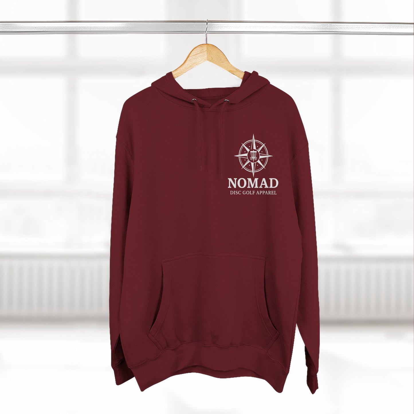 Three-Panel Fleece Hoodie