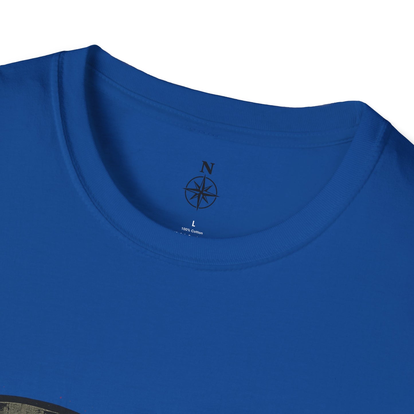 Nomad Disc Golf T-Shirt — Graphic Disc Golfer Tee with Basket & Compass Logo