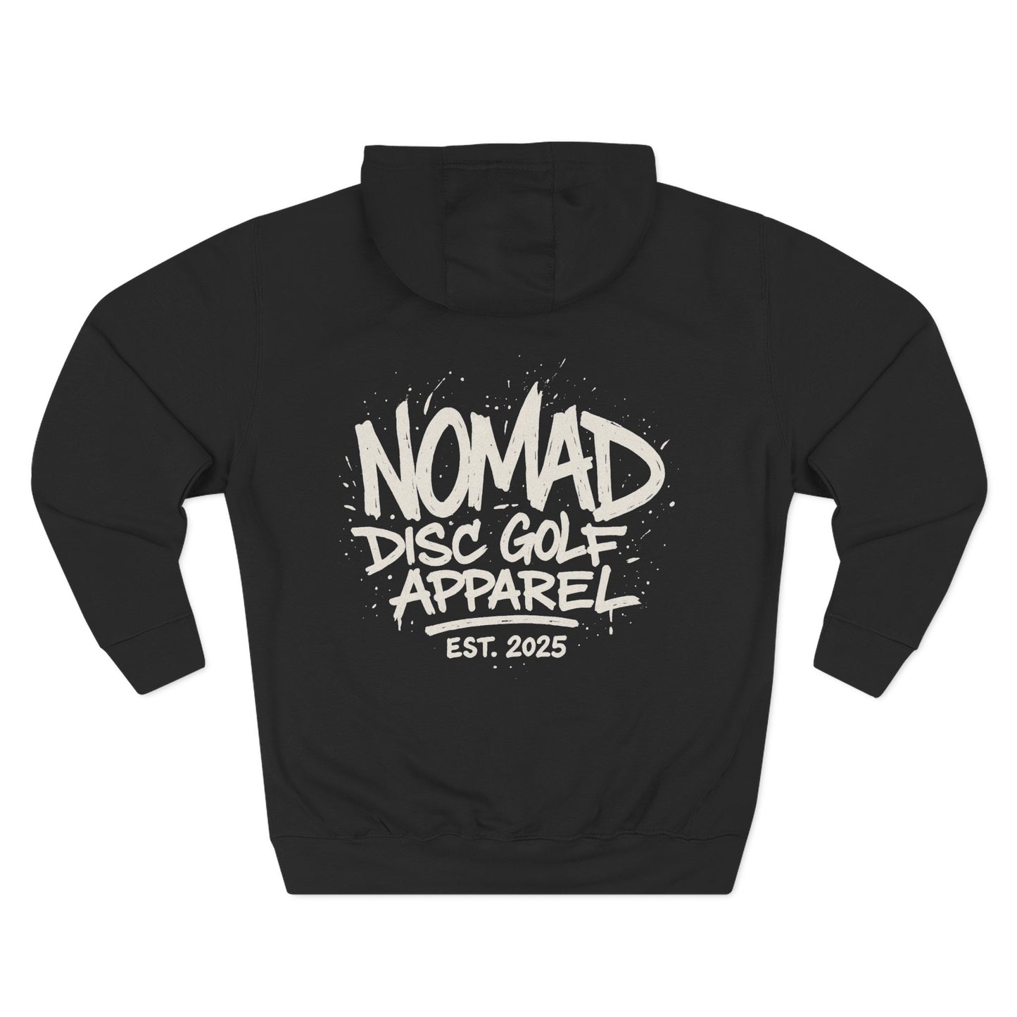 Three-Panel Fleece Hoodie