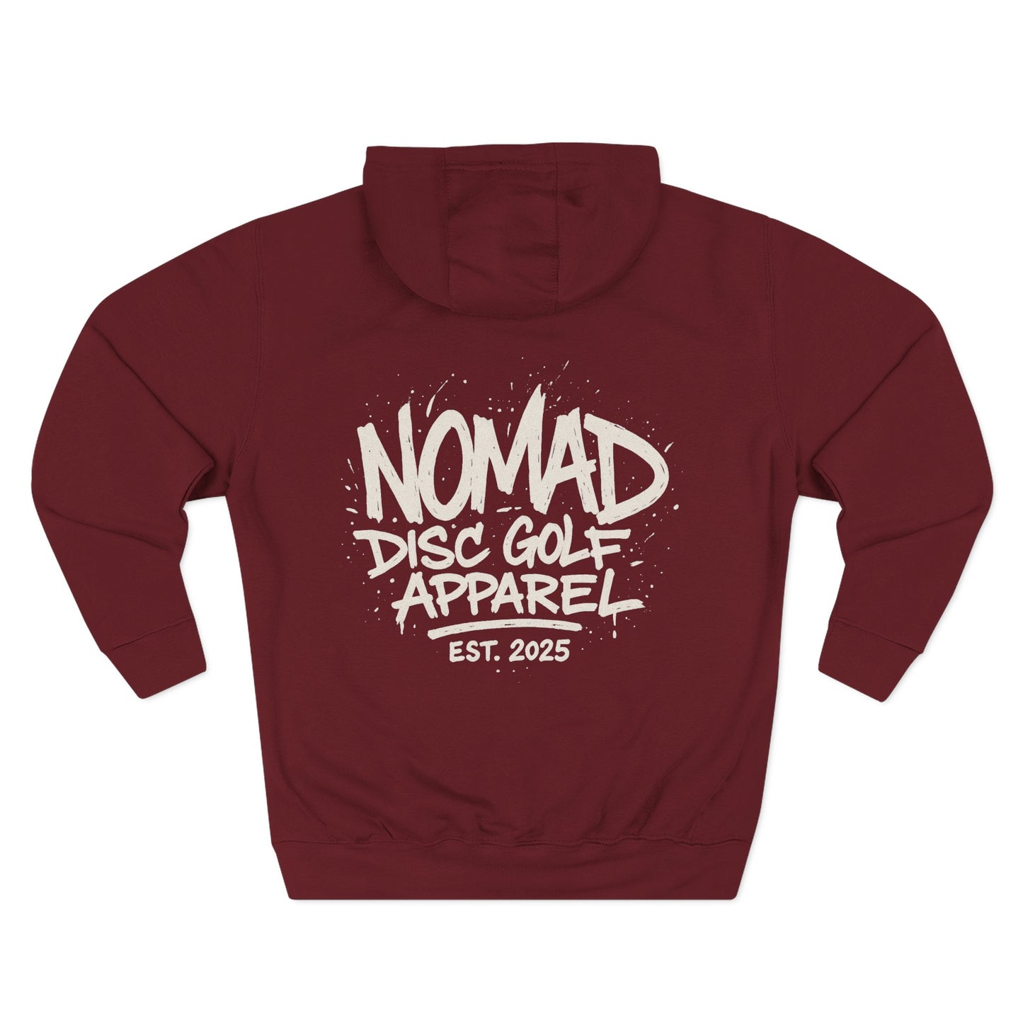 Three-Panel Fleece Hoodie