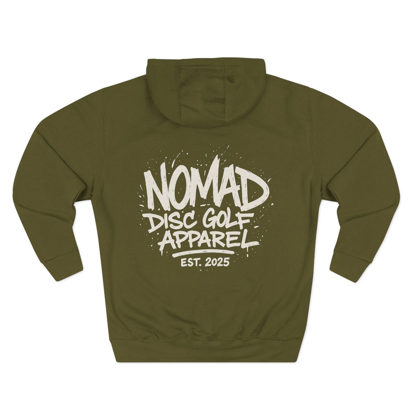 Three-Panel Fleece Hoodie