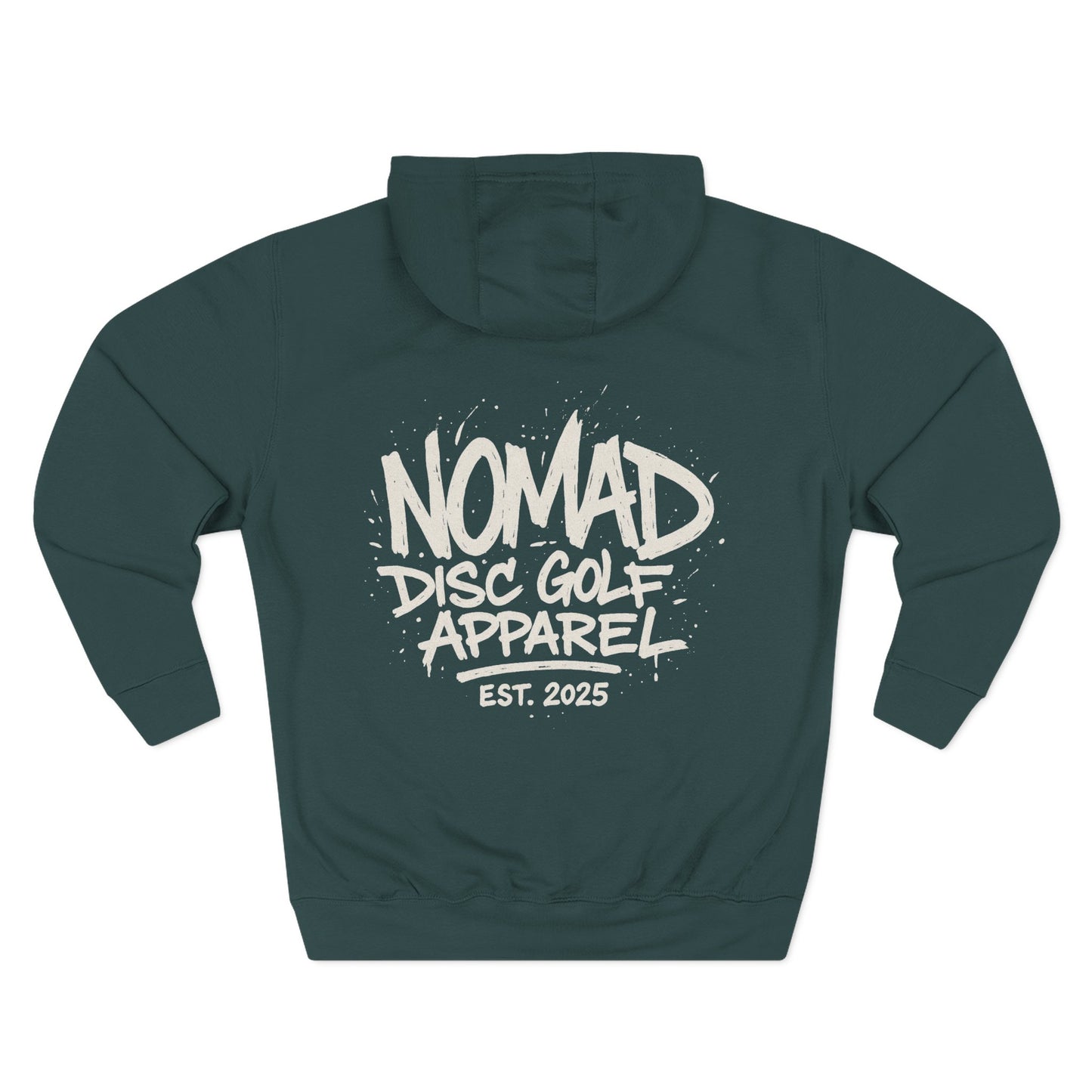 Three-Panel Fleece Hoodie